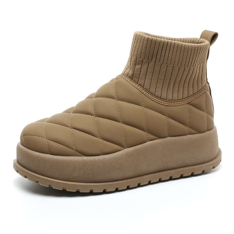 New Snow Boots Winter Cotton Casual Women's Shoes High-top Sneakers Thick-soled Height-increasing Student Korean Version Versatile temperament