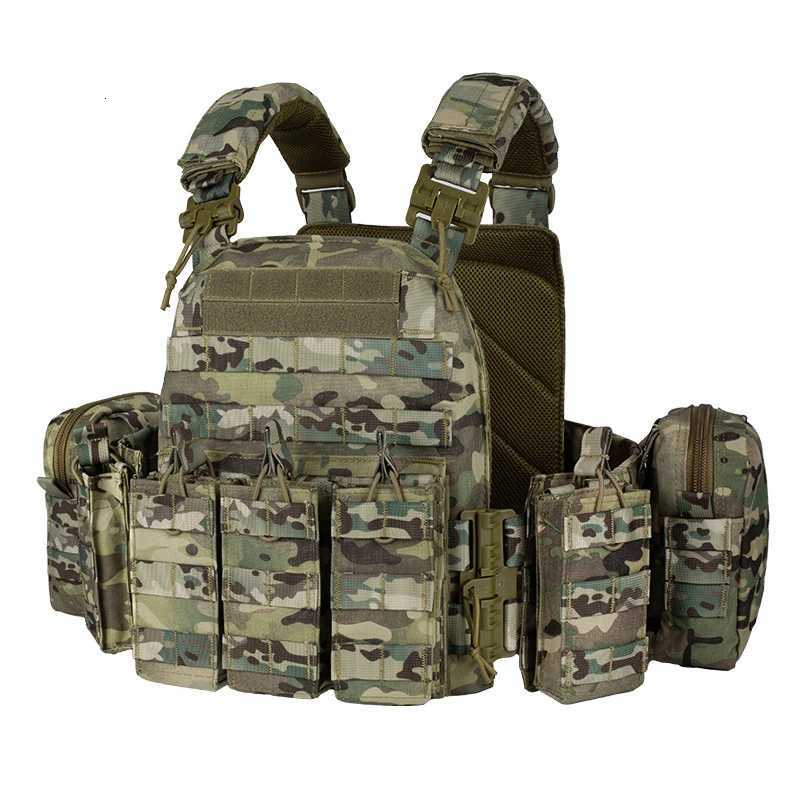 YAKEDA 6094 Vest Light Weight Quick Rease Combat Plate Carrier1000D Nylon Mol Chaco Hunting Vest Black Y251022