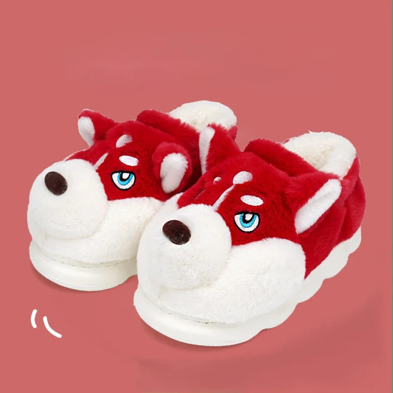 Mens Cotton Slippers Autumn Winter Indoor Home Thick Bottom Cold Resistant Cute Outer Wear Plush Warm Coldproof Cotton Slippers251020