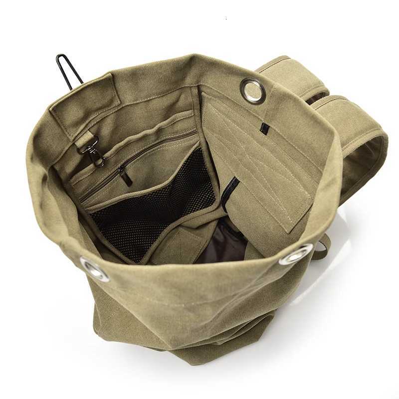 Large Capacity Rucksack Man Travel Bag Mountaineering Backpack Male Luggage Canvas Bucket Shoulder Bags for Boys Men Backpacks W251025