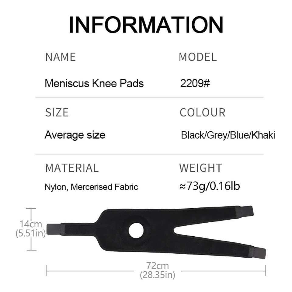 1Pcs Adjustable Knee Pads Protect The Meniscus EVA Shockabsorbing Gasket Fix The Patella Reduce Joint Wear Tear Knee Support Y251024