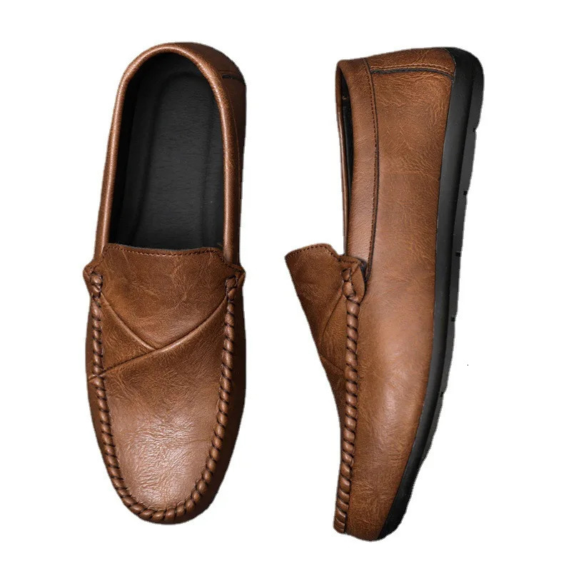 Mens Shoes Moccasins Loafer Shoes Men Casual Leather Office Shoes Mens Slip on Shoes Mens Dress Shoes 251023