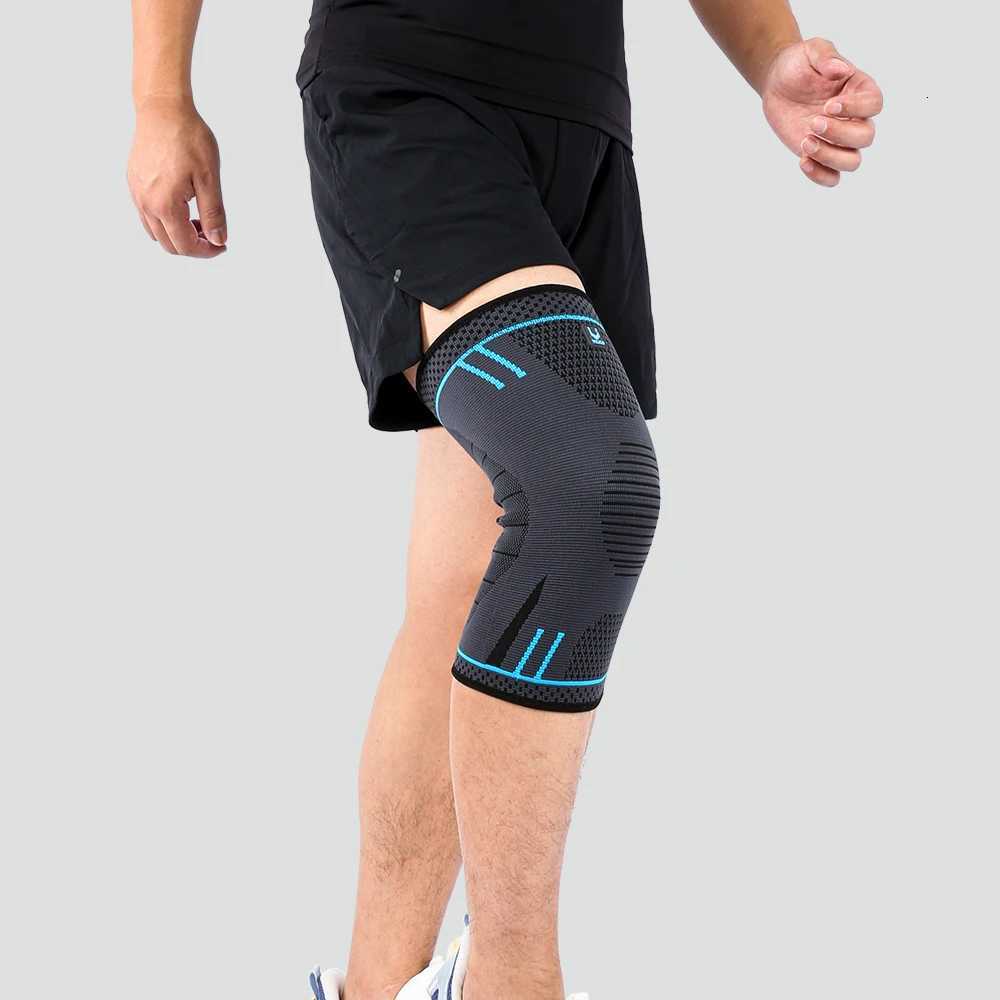 1 PC Knee Pads Strap Patella Medial Support Meniscus Silicone Compression Protection Sport Knee Braces Basketball Running Prot Y251024