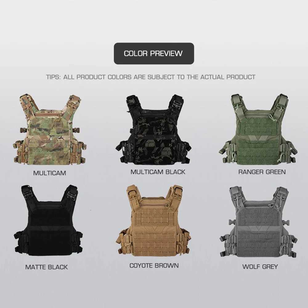 K19 Plate Carrier Camo Sty FullSize Universal Ranger Green Hunting Vest Airsoft Tactical Gear with Quickrease Syst Y251022