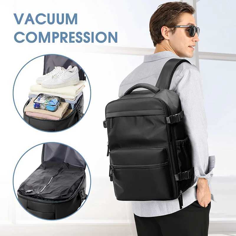 Vacuum Compression Waterproof Backpack Men Women Business 156 Laptop Travel Bags Ryanair Backpacks 40x20x25 Airplane Cabin Bag W251025
