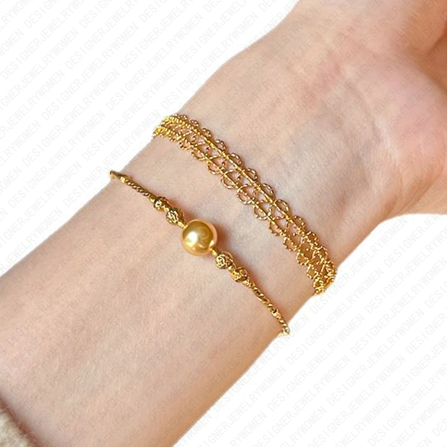 Designer Bracelet Bracelet for Women Lace Bracelets Wavy Bangle Satin Bangles Luxury Jewellery Designer for Women Elegant Romantic Minimalist Timeless