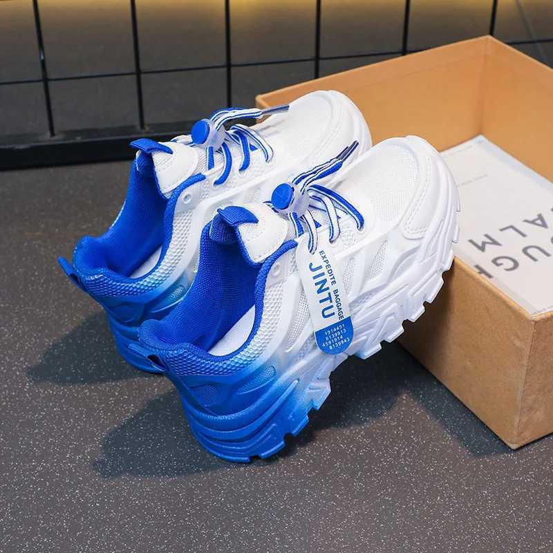 Childrens sports Spring and Autumn new girls dad shoes breathable mesh casual versatile boys running H260130