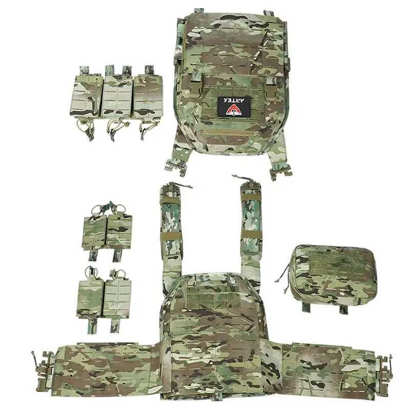 Ranger Green Plate Carrier Tactico Vest With Quick Rease Security Mol Chaco Tactico Bandolier Laser Cut Vest Y251022