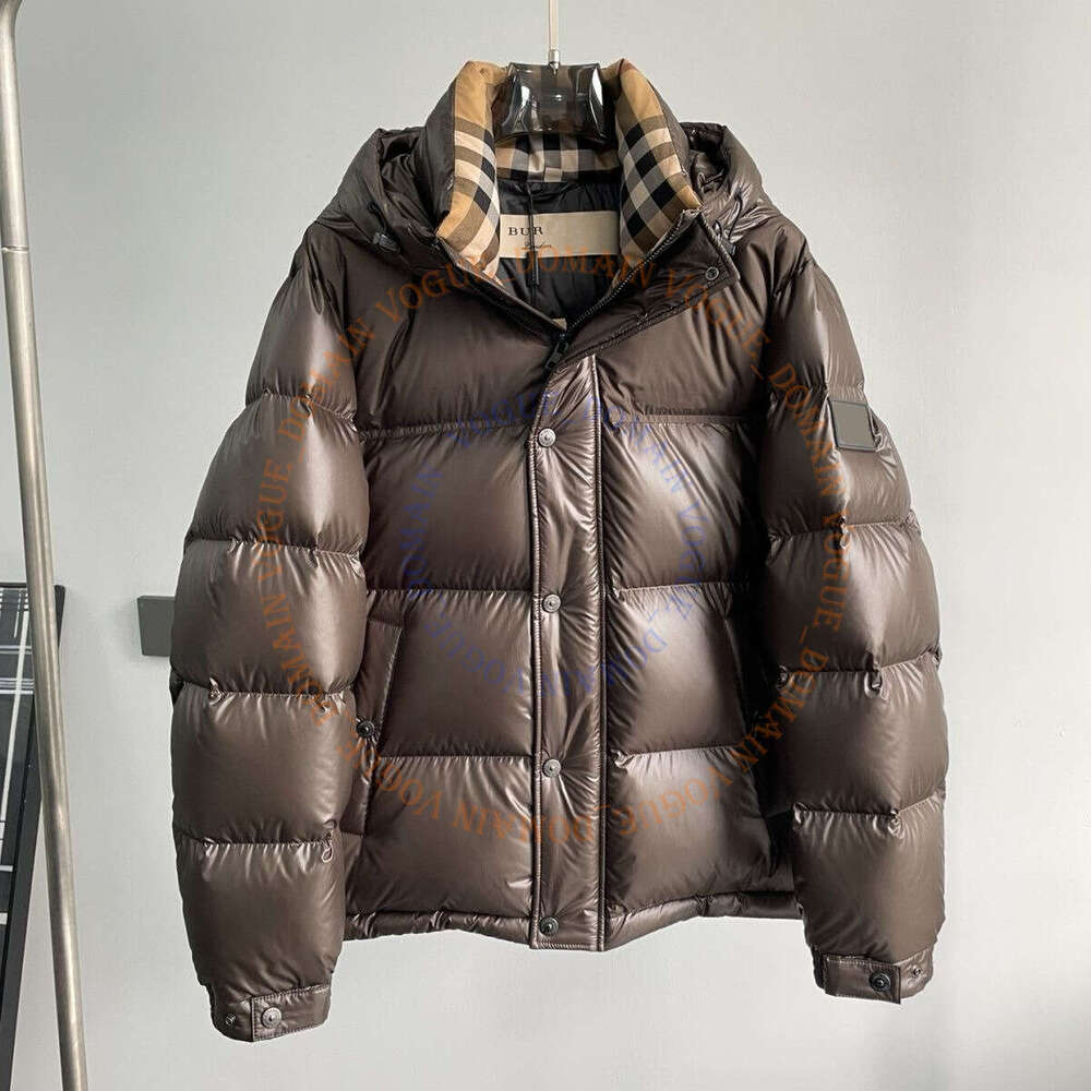 Blueberry Designer Mens Down Jacket Heavy Detachable Sleeves Sleeve Winter Streetwear Tops Fashion Luxury Classic Plaid Stripe Flora Berry Down Jacket 830