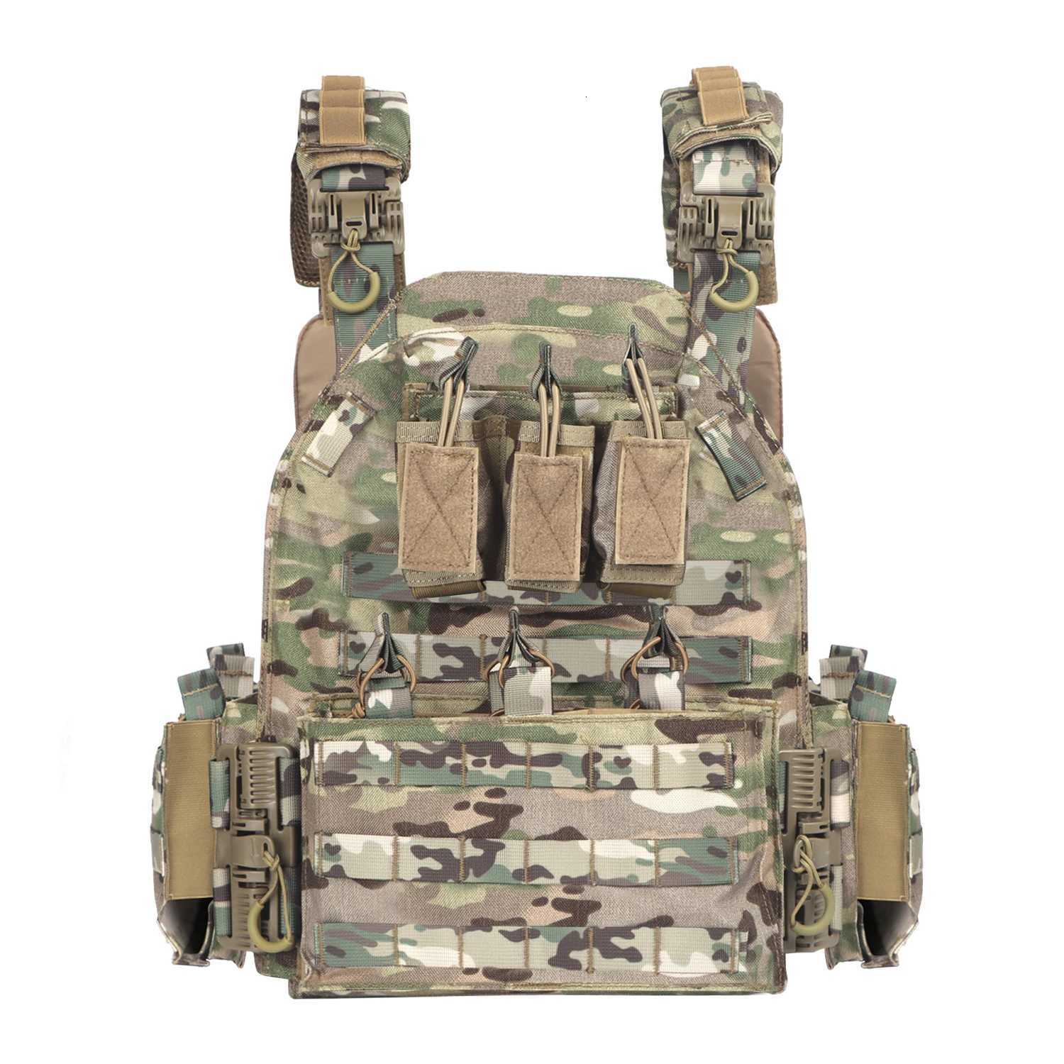 Hunting Tactical Vest 1000D Nylon tactical Mol Airsoft Paintball Outdoor Combat Protective Lightweight Adjustab Vest Y251022