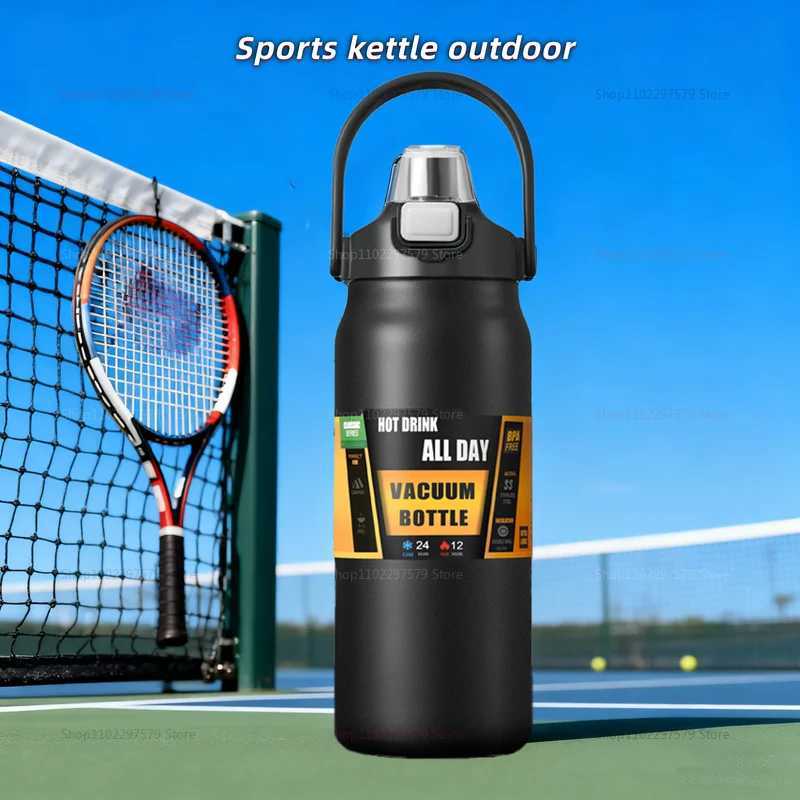 Insulated Stainless Steel Travel Mug 1000ml 1500ml Large Capacity Camping Car Cup Hot Cold Drink Insulation Durable Outdoor Car J251025