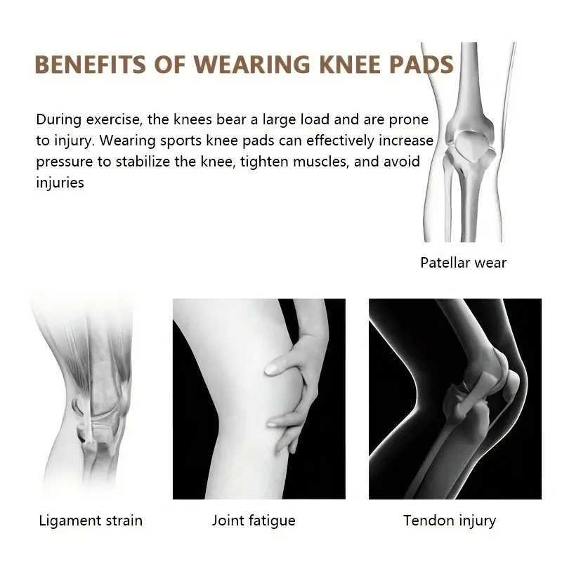 Veidoorn Knee Brace with Side Stabilizers Patella Gel Pads Non Slip Strips Knee Support Compression Sleeve for Men Women Y251024