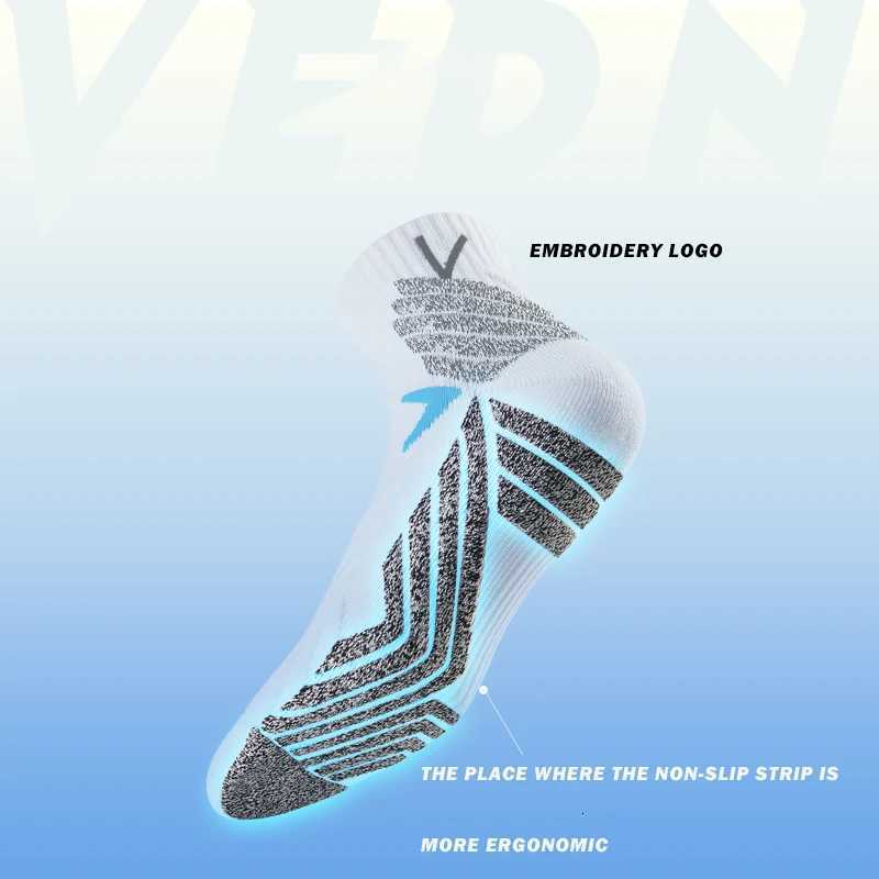 Professional Short Basketball Socks for Men Women Thicken Non Slip Soccer Golf Wear Running Socks Compression Y251024