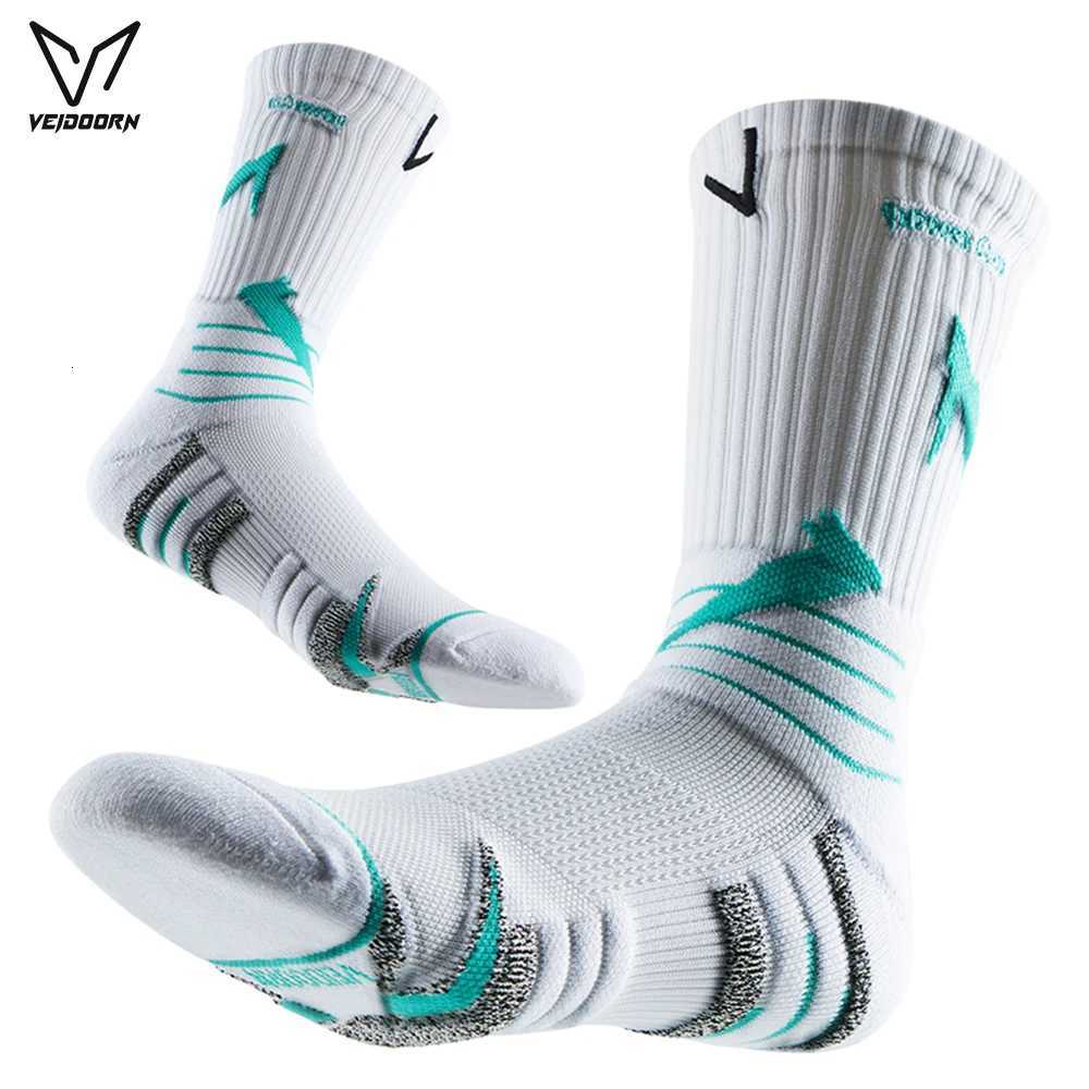 Veidoorn 2025 Performance Athletic Socks Thick Ankle Padding NonSlip Bottom Enhanced Comfort for Intense Workouts Sport Socks Y251024