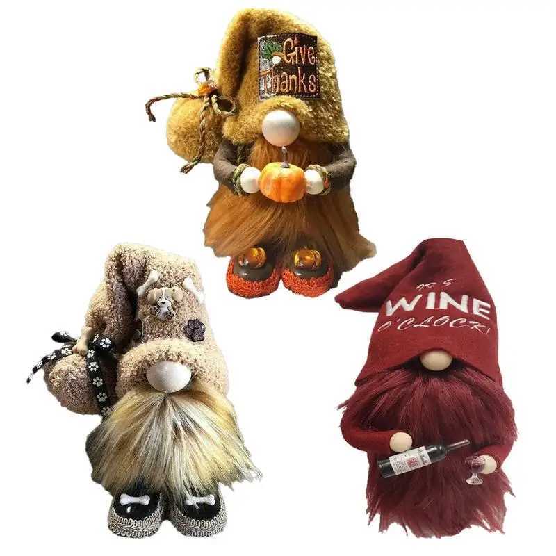 30cm Halloween Christmas Dwarf Doll Stuffed Swedish Tomte Plush Desktop Decor Cute Collectible Figurines C251024