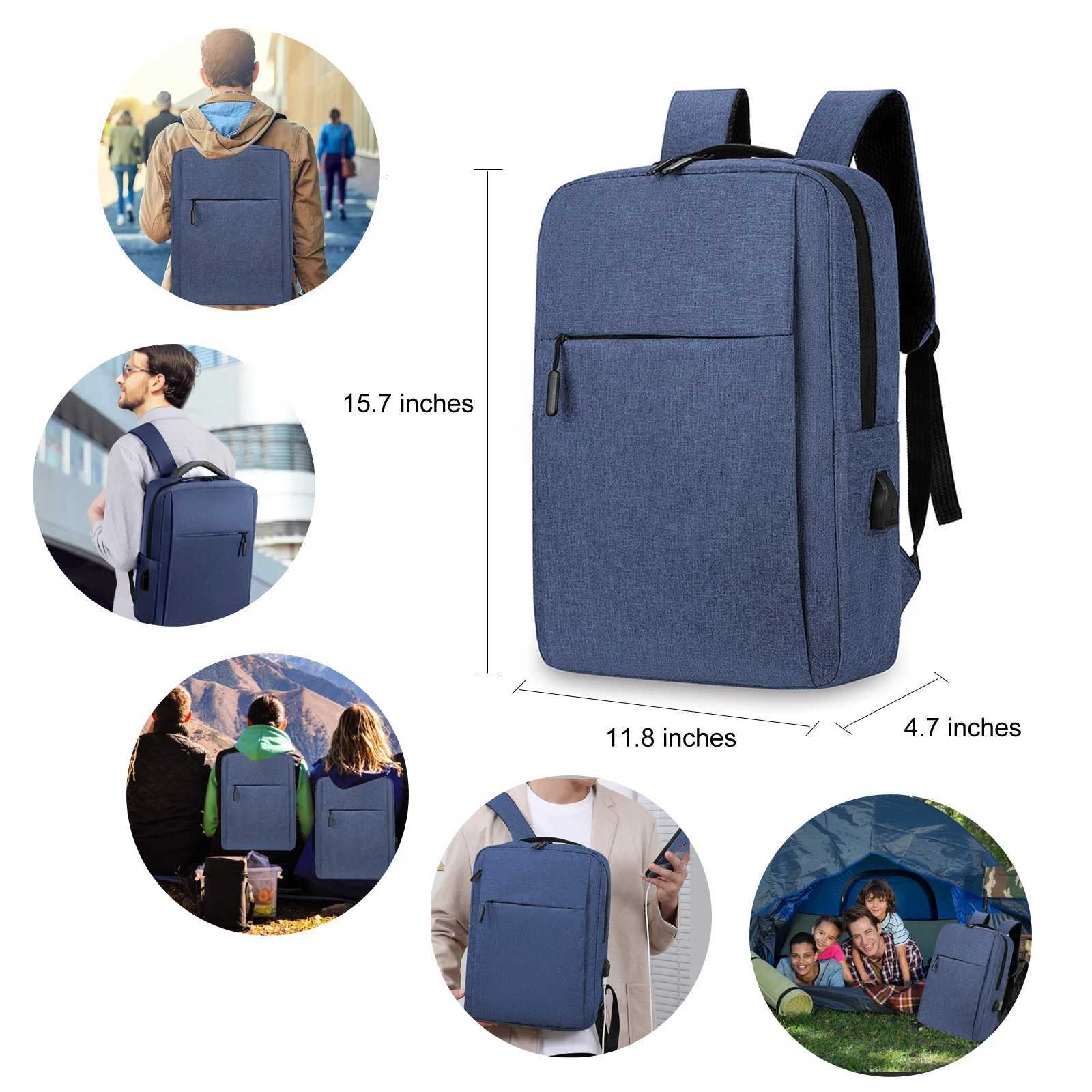 15inch Business Travel Laptop Backpack for Men Women AntiTheft Rucksack Casual Daypack for Work W251025