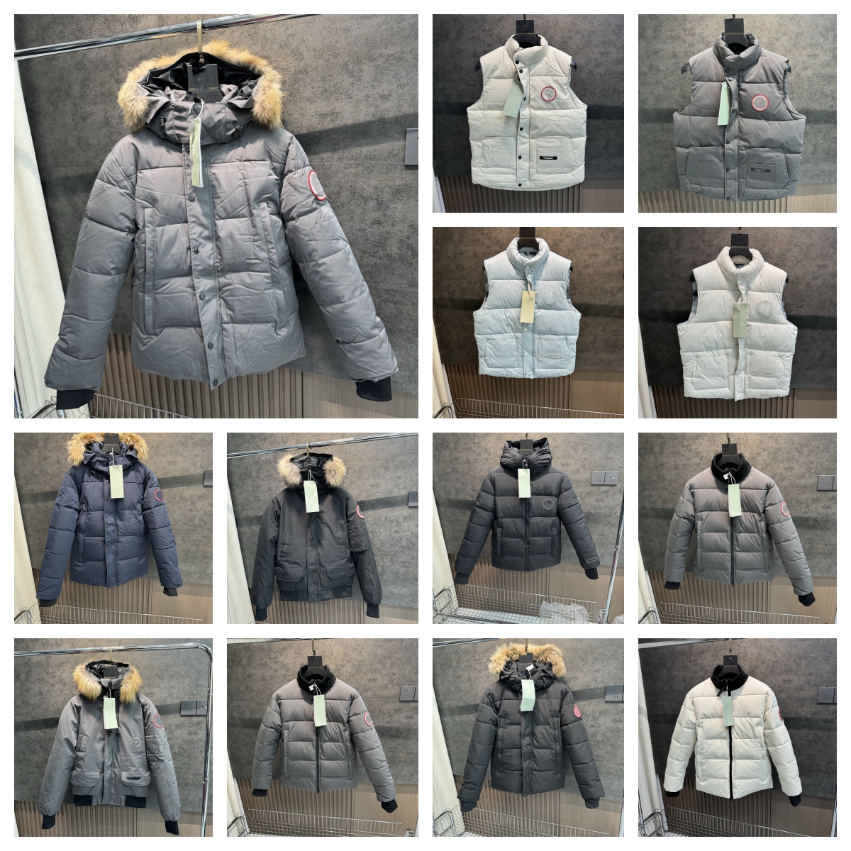 Down Jacket canada Coats 29 Parker Large pockets coat Wolf fur and large fur collar puffer jacket Outdoor coat wyndham parka Down jacket EU size XS-2XL