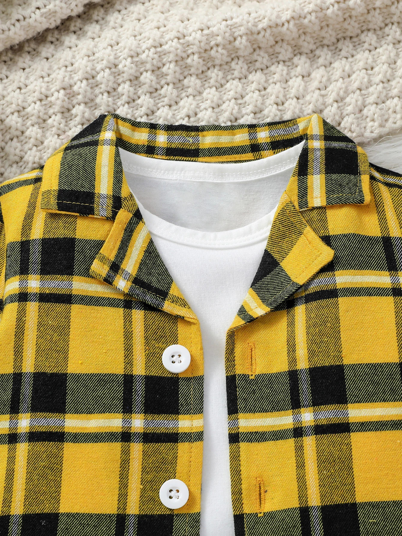 3Pcs Baby Gilrs Turndown Collar Plaid Shirt Fall Skirt Set For 13Y Fashion Outdoor Clothing WearHat 251023