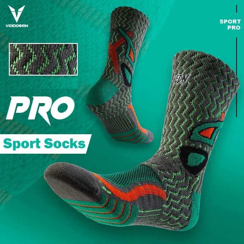 Towel Bottom Sport Socks for Men 912 Breathable Non Slip High Cut Basketball Socks Moisture Absorption Socks Y251024