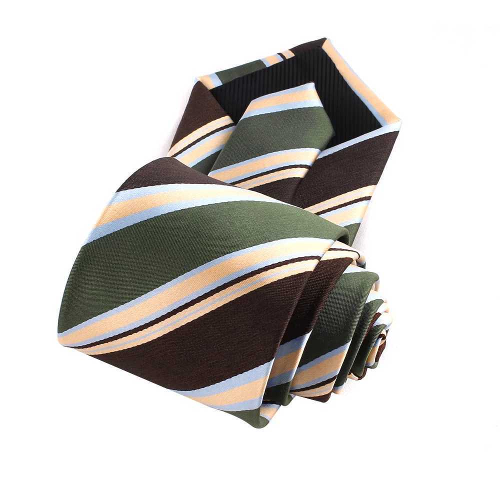 New Wedding Ties For Men Wen Busin Woven ral Striped Neck Tie For Party Adt Suit Neckties For Grosmen Gifts Y251024