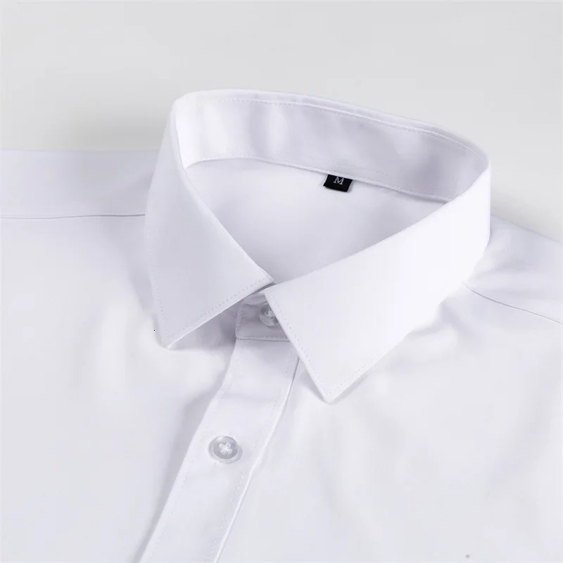 Men s Classic ButtonDown Shirt with Long Sleeves Solid Color Casual Business Top for Spring Streetwear and Beach Vacation 251023