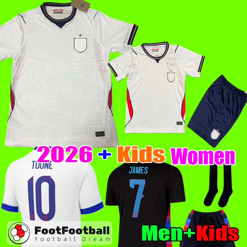16-4XL 2025 KANE BELLINGHAM MAINOO BOWEN ENGLAND Football Shirt Soccer Jerseys RICE FODEN GORDON TONEY PALMER PICKFORD Men Women Football kit kids set top uniform