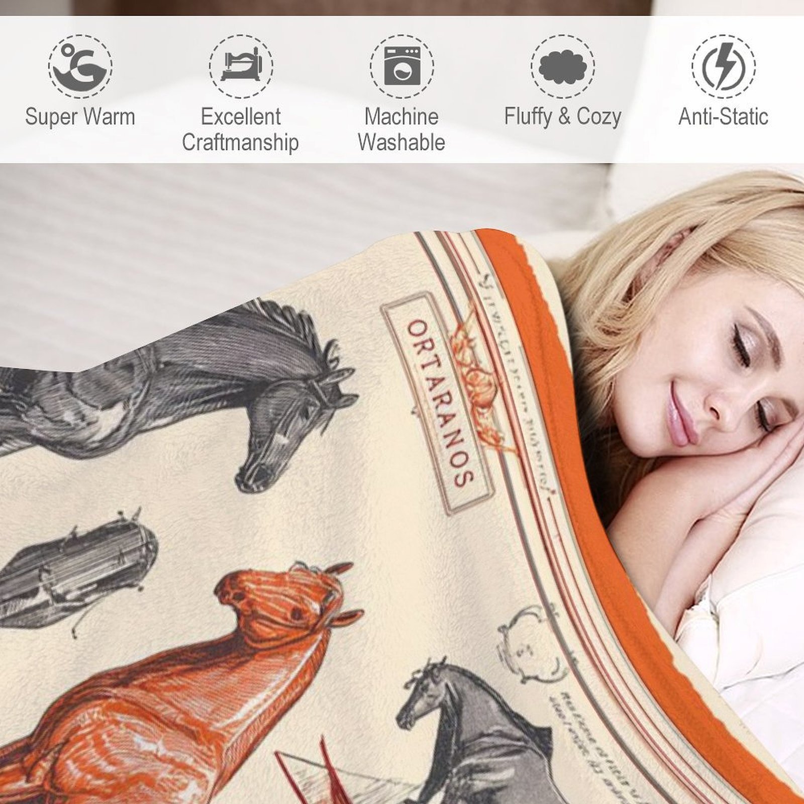 H Designer Horse blanket blanket throw cashmere vibration blanket copert Home Travel Throw Summer Air Conditioner Beach home bedding blankets throws H