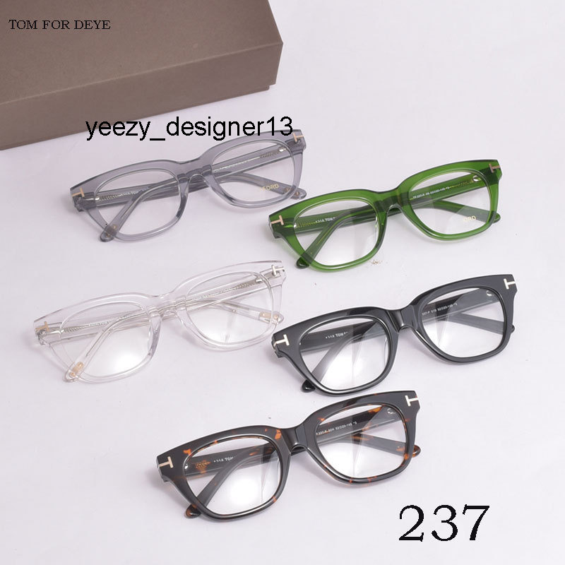 designer sunglasses luxury glasses for men women gold silver frame tf237 plate anti blue light myopia toms fords fordd tf J5SN