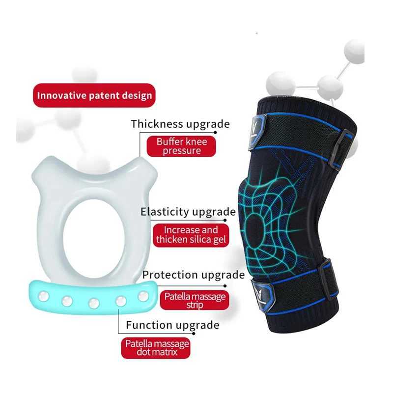Professional Knee Brace for Pain Relief Medical Knee Support with Side Stabilizers Patella Pad Adjustable Bandage Knee Sleeve Y251024
