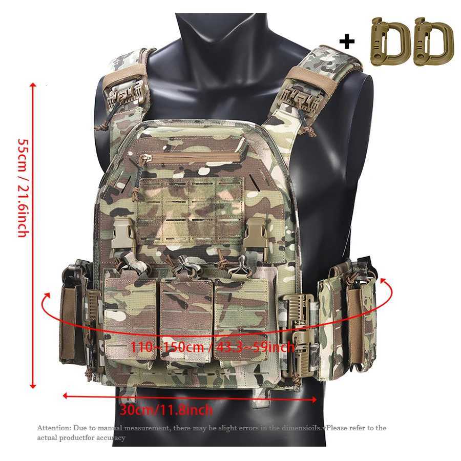 Outdoor multifunctional laser quick rease hunting vest shoulder and waist quick rease accories reinforced rib design Y251022