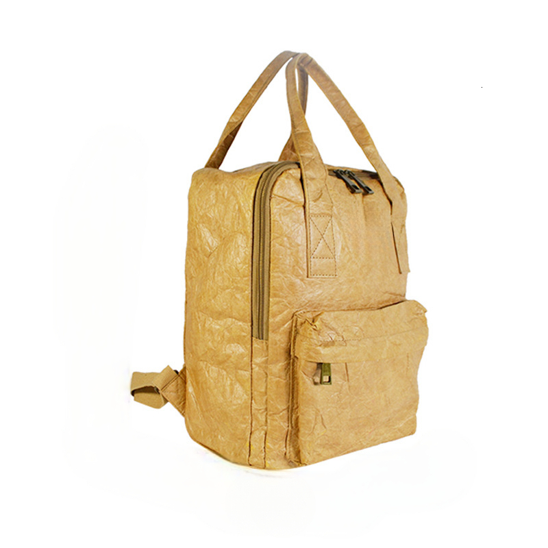 New European and American Fashion Retro Designer Backpack Minimalist DuPont Paper Handbag Waterproof and Tearproof College Student Backpack