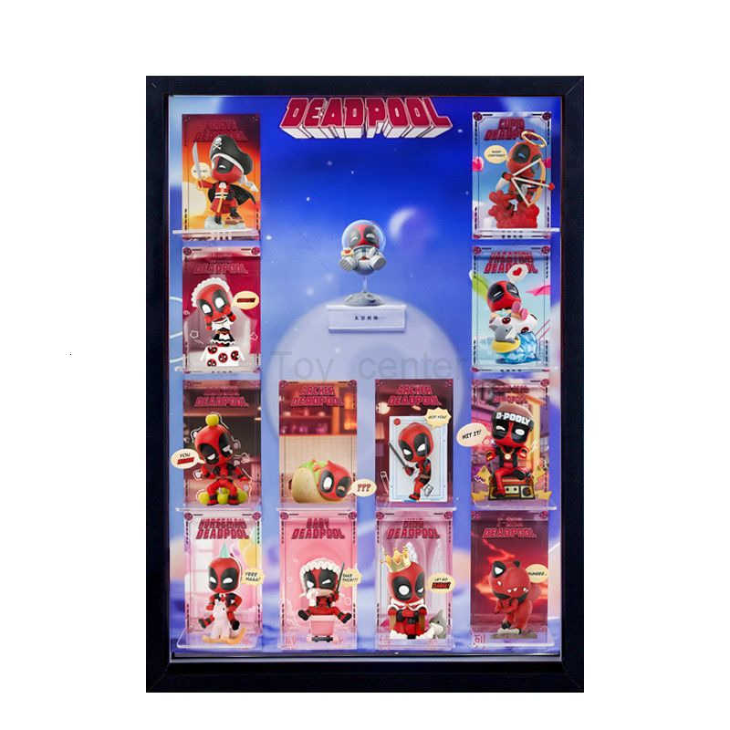 Disney POPMART Marvel Deadpool Series Blind Box Scene Display Box Peripheral Gift Figurine H251025