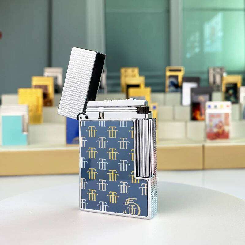 New Commemorative Edition Lighter Single And Double Flame Flat Tone Natural Paint R L2 Series 19002 High-Quality