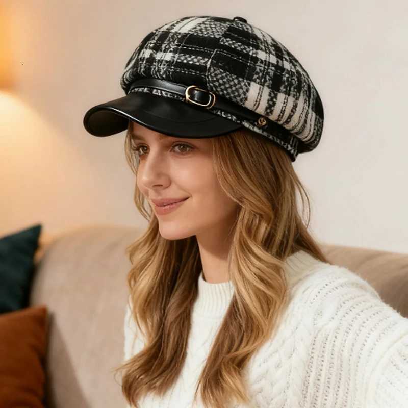 1pc Wens Minimst Printed Art Design Beret HatSolid Color French Style Painter CSuitable for Daily Wear Travel Vacation Y251025