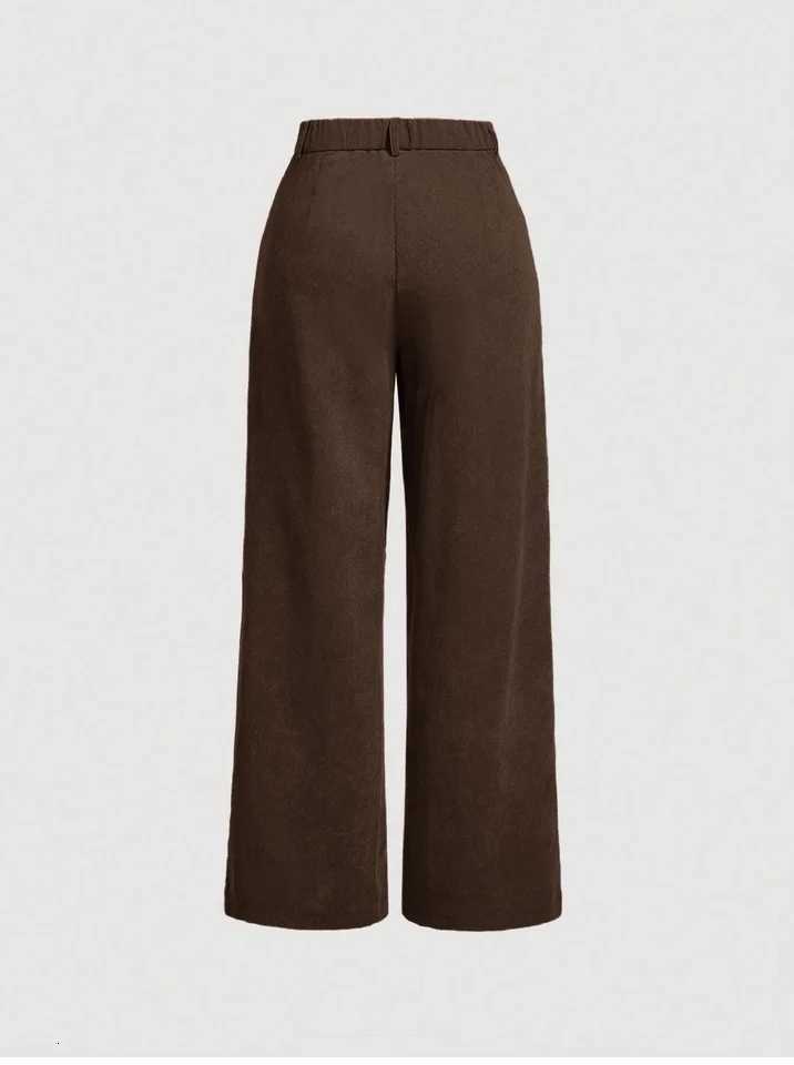 Elegant and fashionable womens clothing casual outdoor sports slimming and versatile corduroy autumn and winter pantsT251025