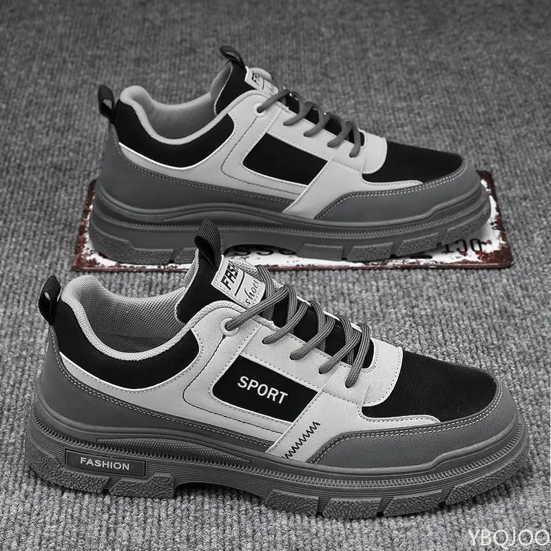 Mens shoes summer breathable trend versatile casual board shoes mens low cut simple comfortable wearresistant mens boots 251023