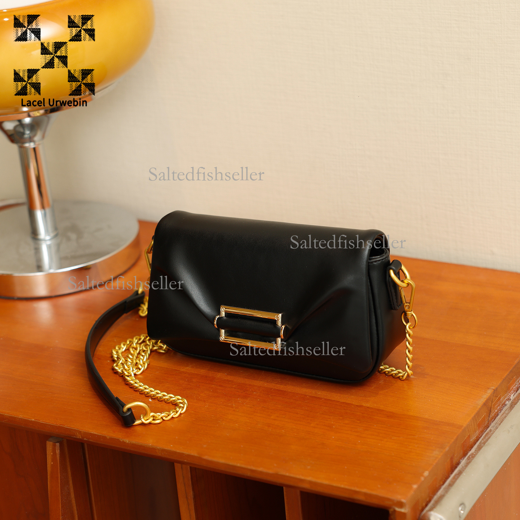 Lacel Urwebin Designer Luxury Mage Women's Handbag Fashion Trendy Brand New Versatile Commuter Small Square Bag Ins Exquisite Chain Shoulder Cros