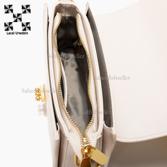 Lacel Urwebin Designer High-end Luxury Women's Shoulder Bag Fashion Summer New Item High-quality Leather Metal Buckle Business Versatile Commutin