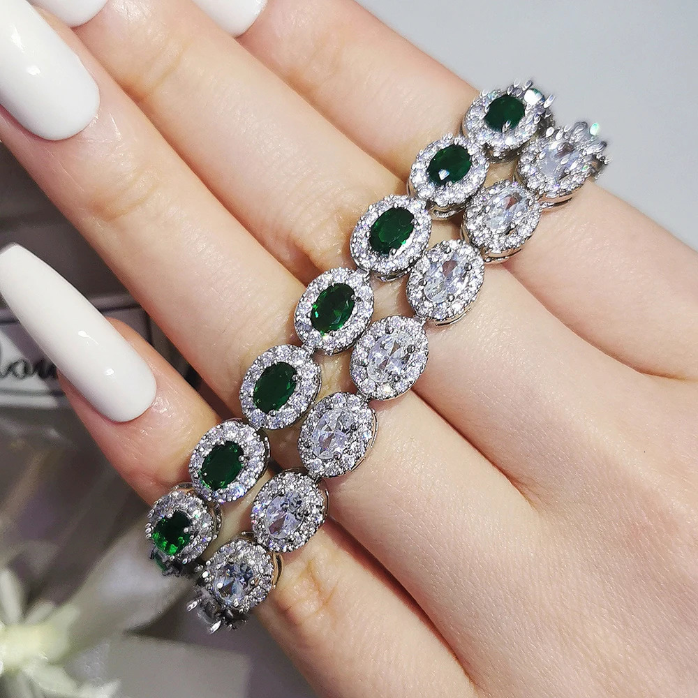 Blue Red Green Black Color Bracelet Bangle for Women Anniversary Gift Jewelry Wholesale S6923 251023