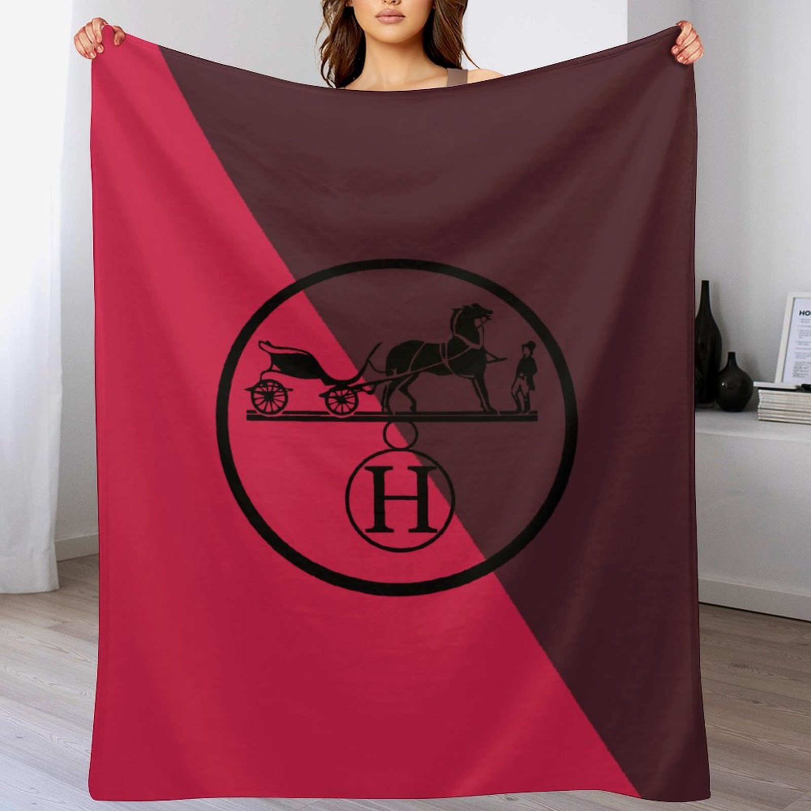 H Designer Horse blanket blanket throw cashmere vibration blanket copert Home Travel Throw Summer Air Conditioner Beach home bedding blankets throws H