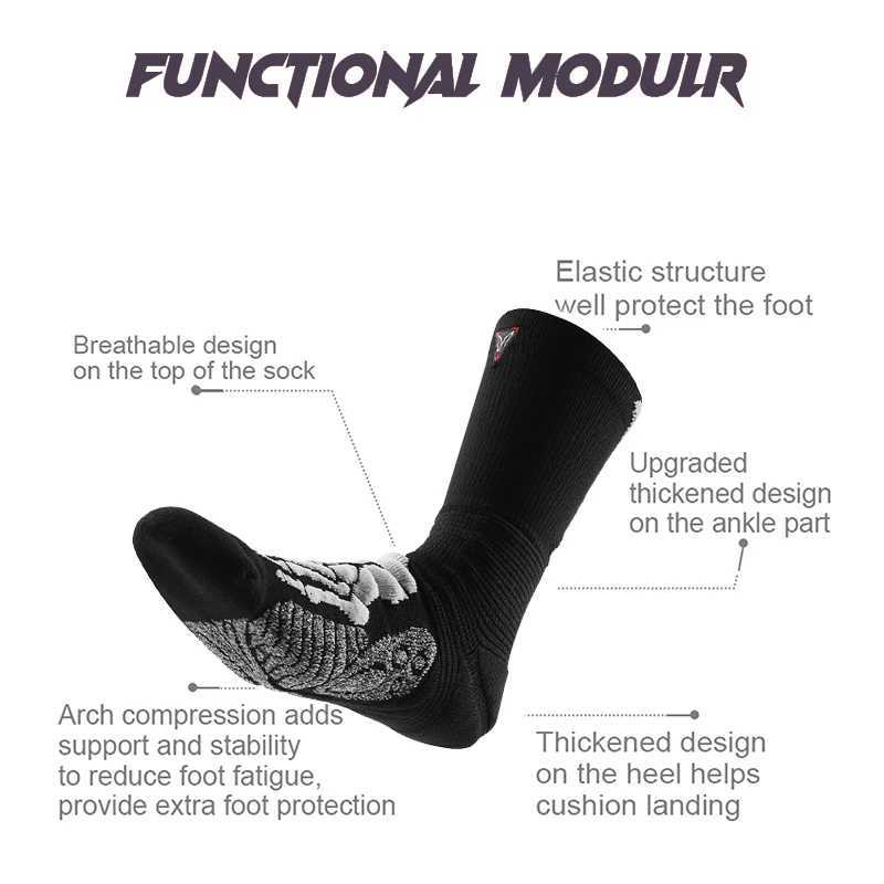 Coolmax Cycling Socks for Men Women Breathable QuickDry Bike Socks with Cushion Arch Support AntiSlip Athletic Sports Socks Y251024