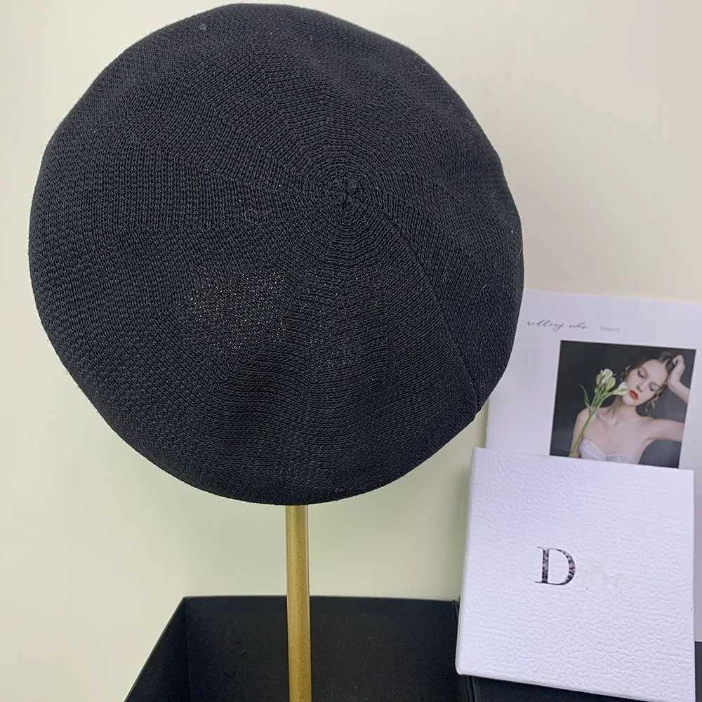 Deco Breathable Sweet Style Versatile Casual Painter Artist Beret adjustable bud Hat Wens Stylish Beret Hat With Diamonds Y251025