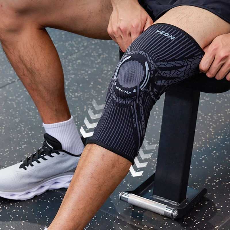 Veidoorn Knee Brace with Side Stabilizers Patella Gel Pads Non Slip Strips Knee Support Compression Sleeve for Men Women Y251024