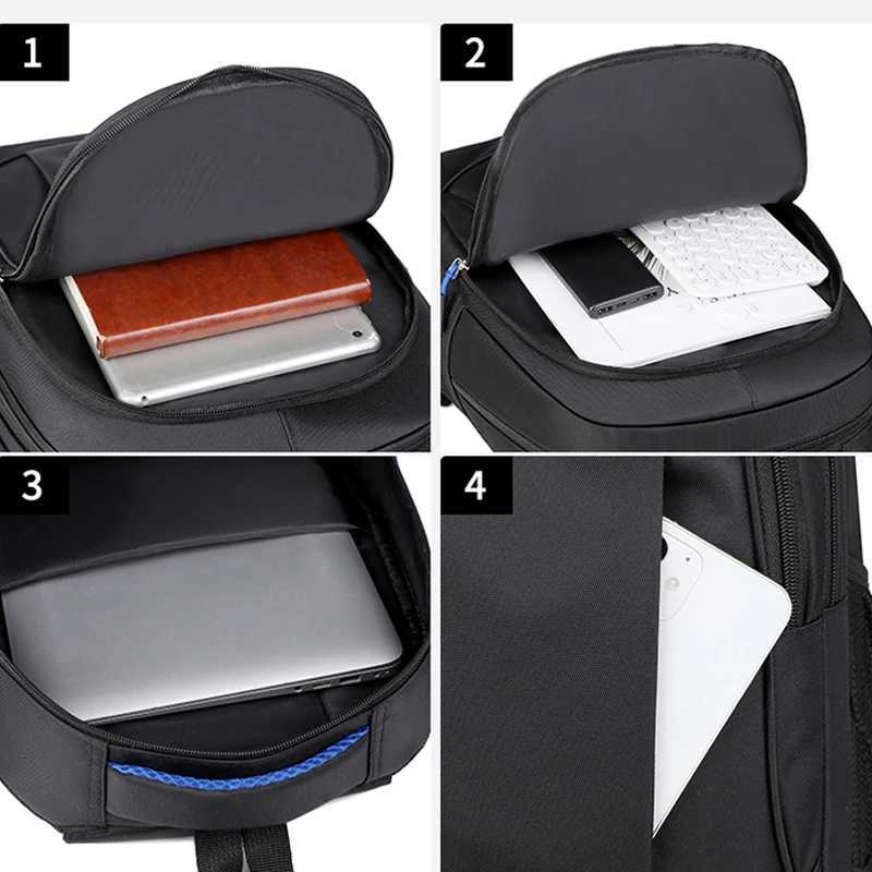 Mens Backpack Oxford Waterproof Backpack Business Computer Bag Leisure Travel Backpack High School Student Backpack W251025