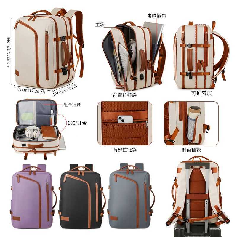 Backpack Unisex New Simple Business Computer Backpack Outdoor Large Capacity Travel Bag Student School Bag for Boys W251025