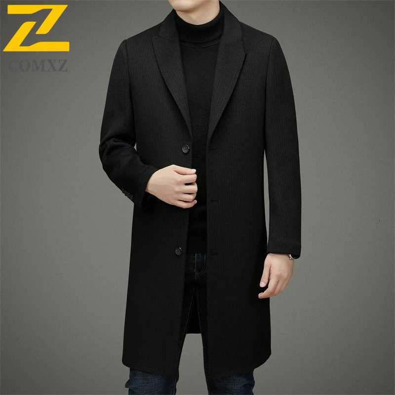 Premium Wool Overcoat Male 2025 Winter High Quality Double Faced Business Casual TrenchCoat Classic Anti Pilling Comfort JacketT251025