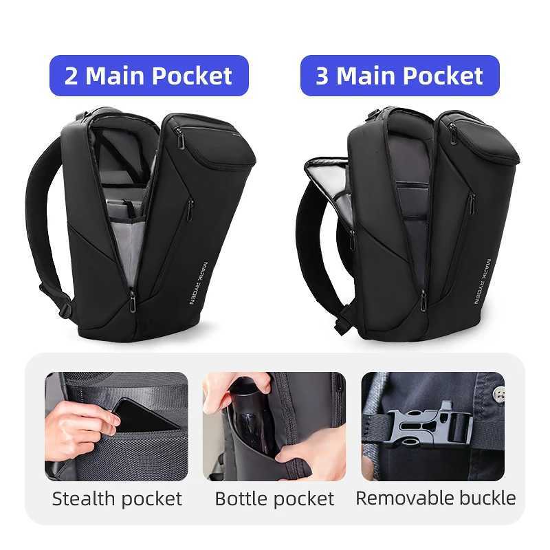 MARK RYDEN 17 inch Laptop Backpack For Men Travel Spacious Backpack Commuting COMPACTO PRO W251025
