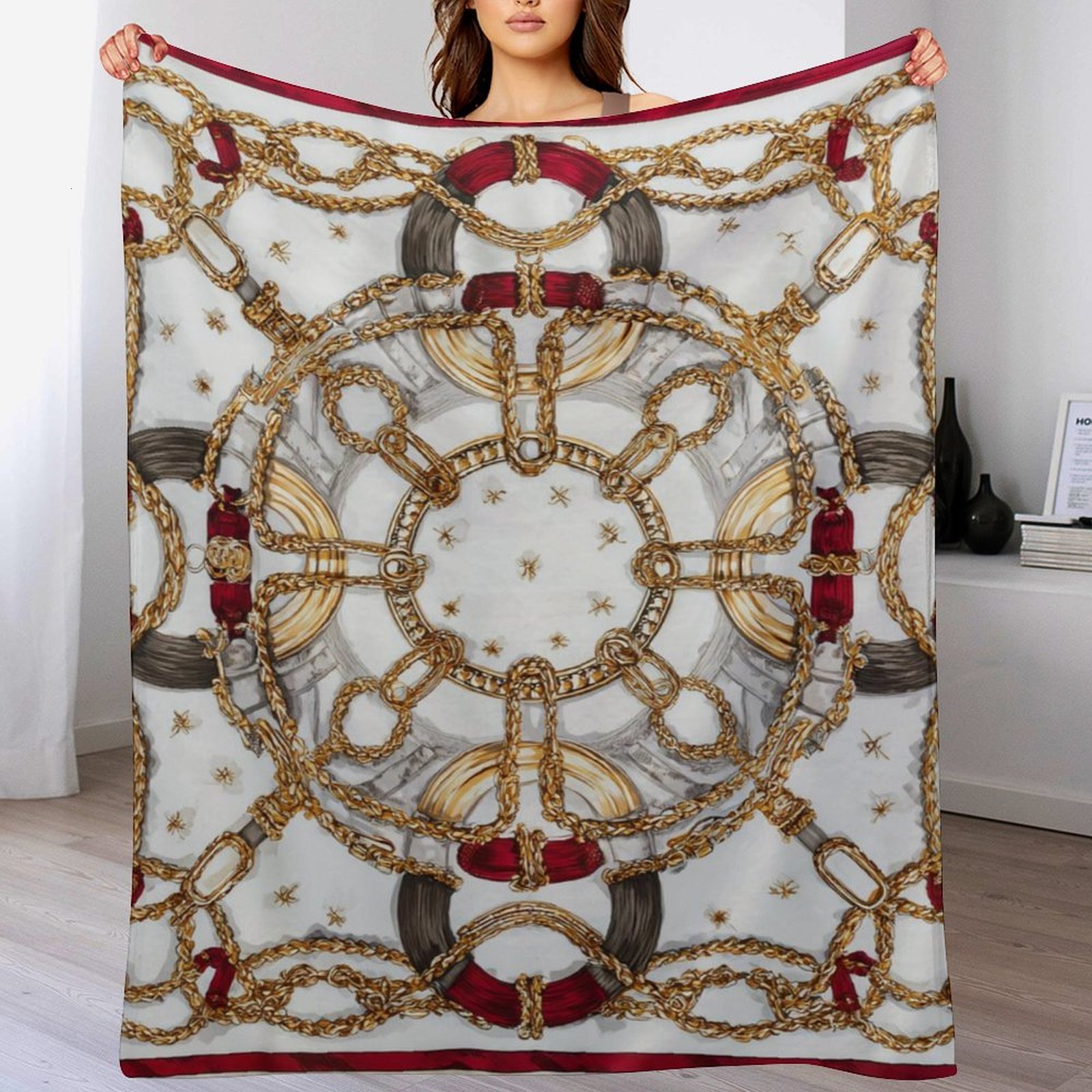 H Designer Horse blanket blanket throw cashmere vibration blanket copert Home Travel Throw Summer Air Conditioner Beach home bedding blankets throws H