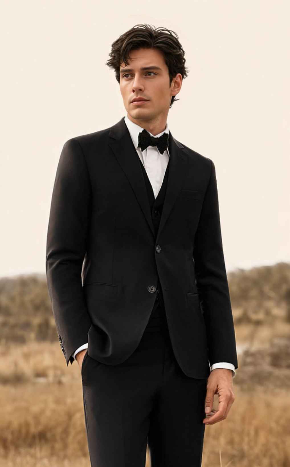 Classic 2 Pieces Men Formal Suits Peaked Lapel One Button Groom Wedding Tuxedos Business Party Custom Made Jacket