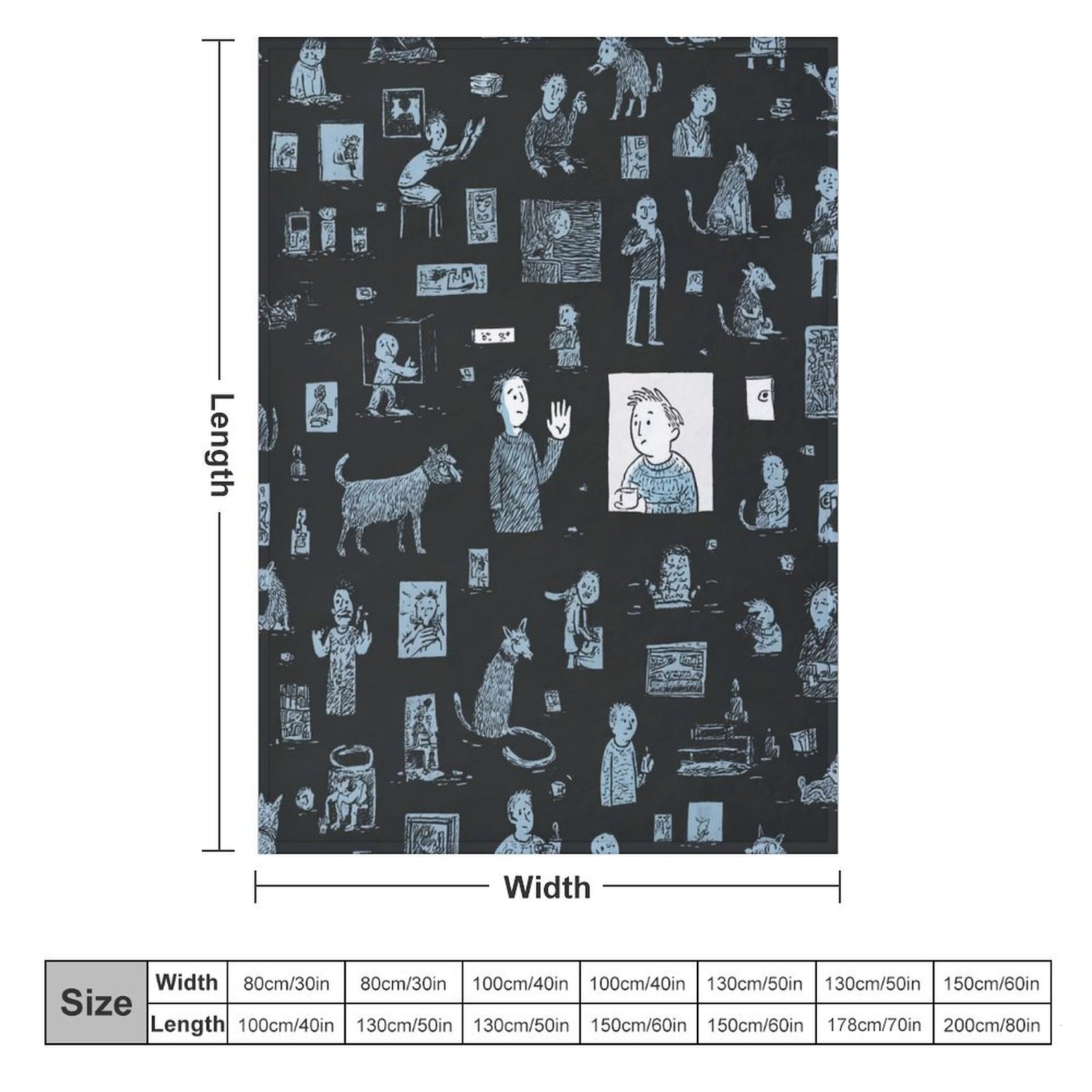 Designer Blackboard blanket blanket throw cashmere vibration blanket copert Home Travel Throw Summer Air Conditioner Beach home bedding blankets throw